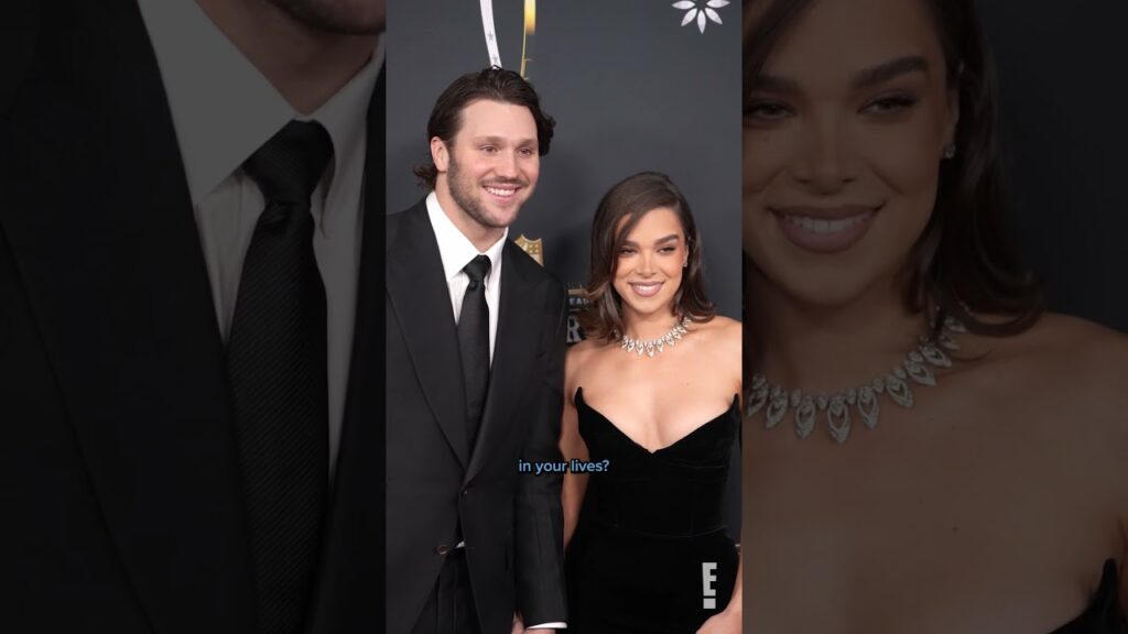 Hailee Steinfeld and Josh Allen are super proud of each other. 🥹