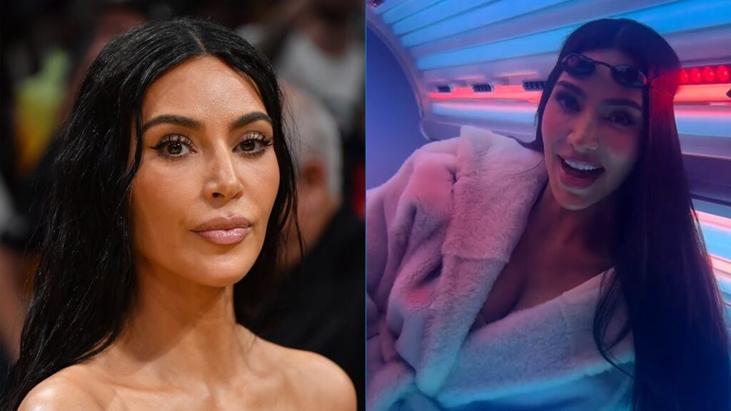 Why Kim Kardashian Is Defending Her Use of Tanning Beds