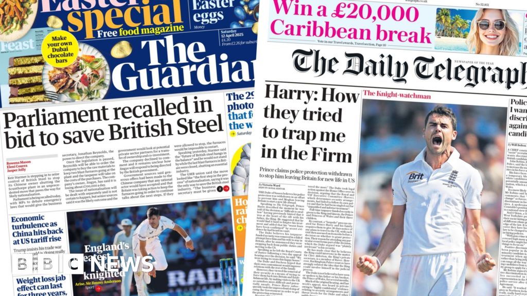 'Parliament recalled' and 'Royals tried to trap me' says Harry