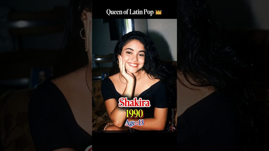 Shakira Then and Now💃🌟 #shakira #evolution #celebrity