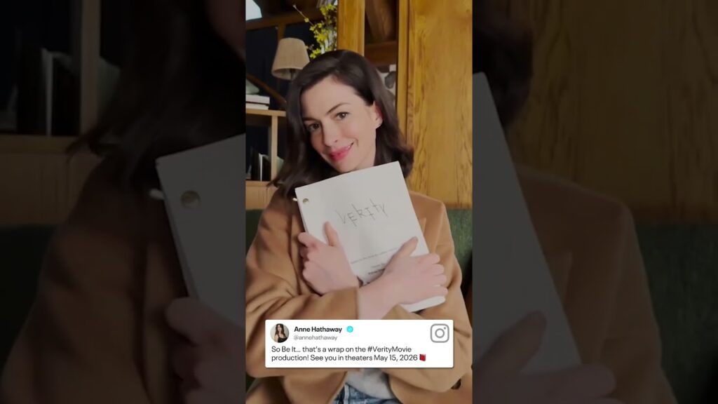 Anne Hathaway Confirms That 'Verity' Has Finished Filming