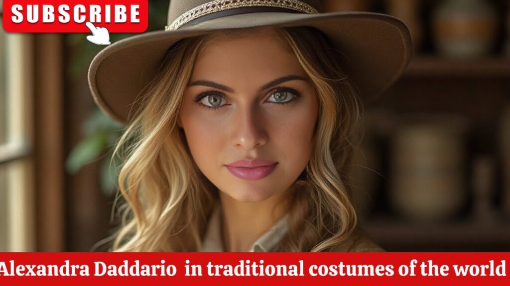 "Alexandra Daddario in Gorgeous Traditional Dresses Worldwide! 🌍👗 #CulturalBeauty"