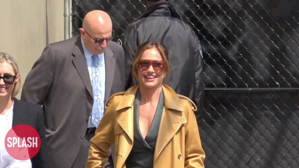 Minka Kelly Greets Fans Outside "Jimmy Kimmel Live!" In Hollywood