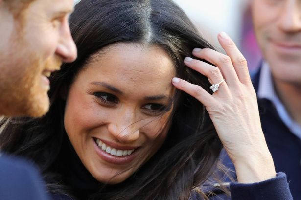The ring Prince Harry proposed to Meghan Markle with in 2017 