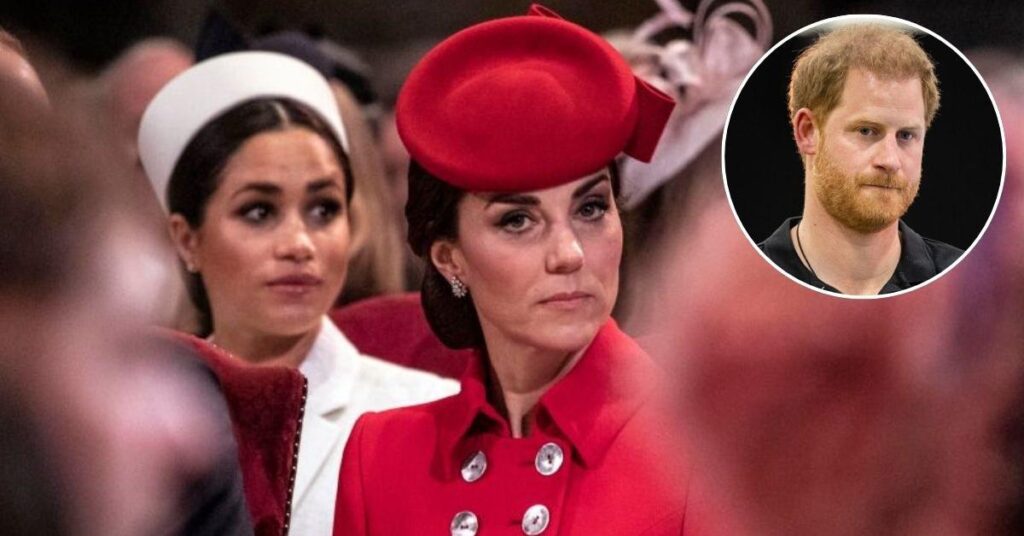 Insider Claims Meghan Sent a 'Stern Warning' to Kate to 'Stop Messaging' Harry