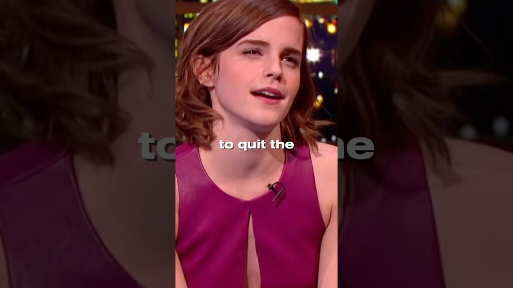 Why Emma Watson ALMOST Walked Away From Harry Potter😱