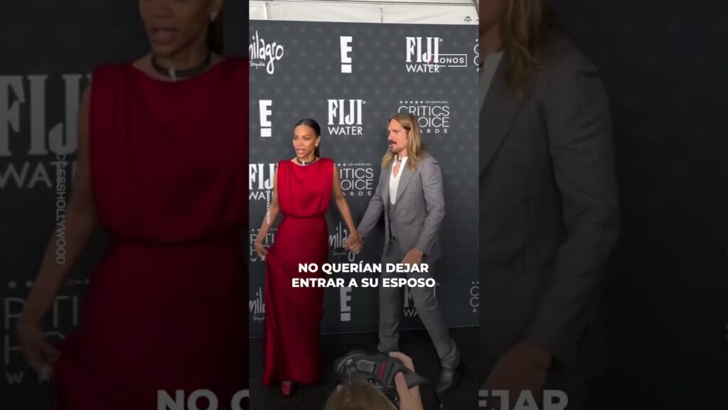 Zoe Saldaña mostró su furia en la alfombra roja | íconos #shorts