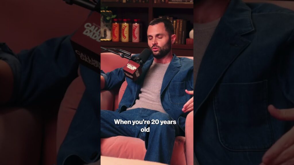 Penn Badgley admits he was 'tired of being in Hollywood' at 20 years old #shorts