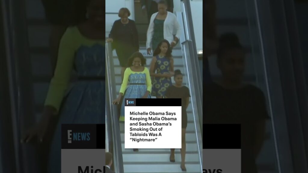 Michelle Obama got candid about why keeping her kids out of the tabloids was especially hard.