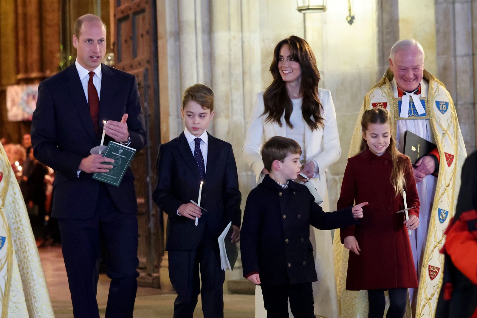Image may contain Prince William Duke of Cambridge Prince George of Cambridge Abra Moore Accessories and Formal Wear