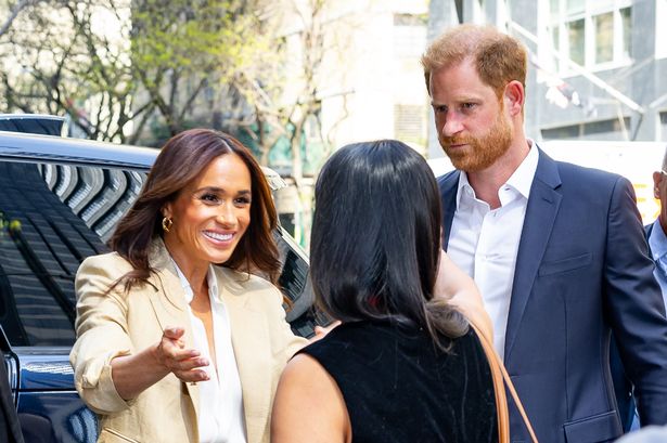 Harry and Meghan arrive at the TIME100 summit 