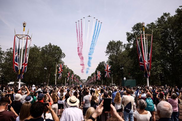 The Red Arrows will perform a flypast to mark the 80th anniversary 