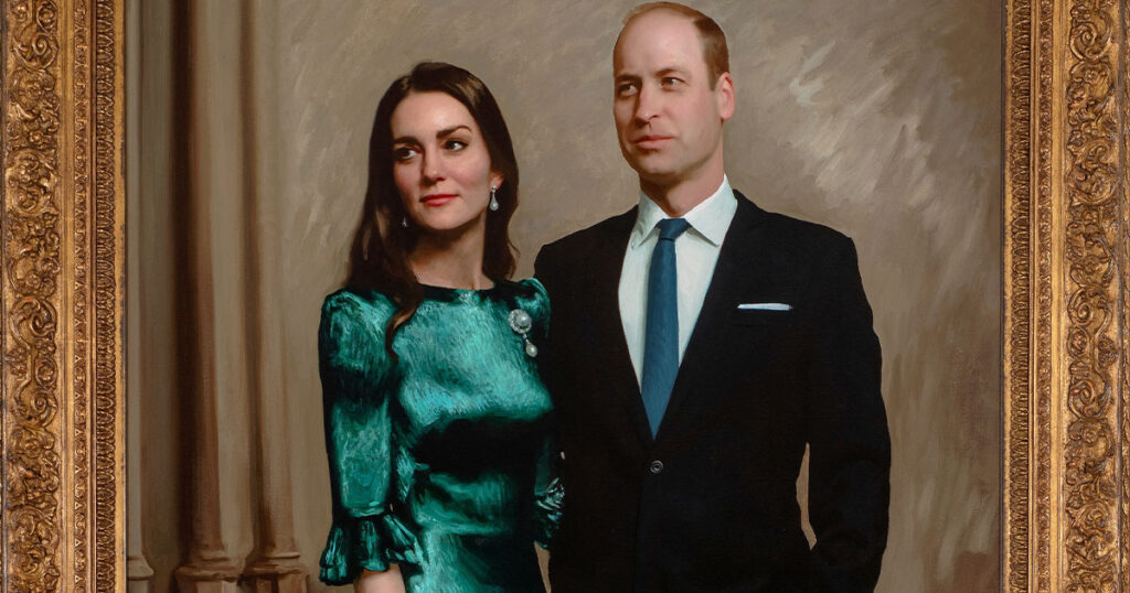 Royal Fashion Forward: Prince William and Catherine, Duchess of Cambridge, Unveil Their Dazzling New Portrait Royal Fashion Forward: Prince William and Catherine, Duchess of Cambridge, Unveil Their Dazzling New Portrait