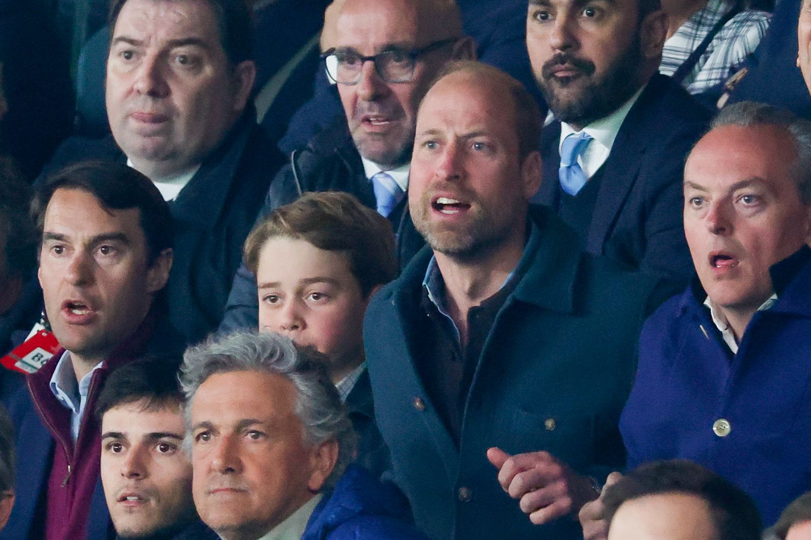 Image may contain Prince William Duke of Cambridge Monchi Prince George of Cambridge Ahmed Elmohamady and People