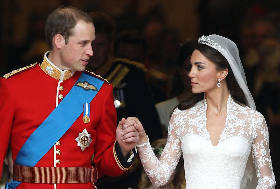 Kate Middleton and Prince William's royal wedding on April 29, 2011