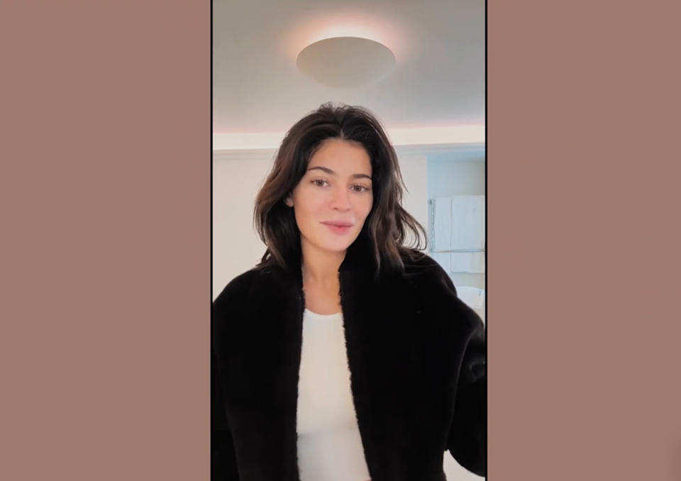 Kylie speaking in a TikTok video