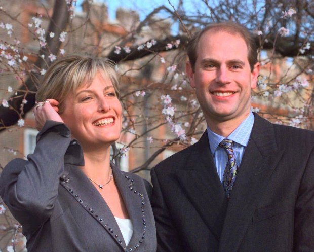 Britain’s Prince Edward, the youngest son of Britain’s Queen Elizabeth...