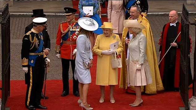 The Queen was said to be 'practically skipping' on the day of Kate Middleton and Prince William's wedding - but she did make one disapproving comment, according to a lip reader