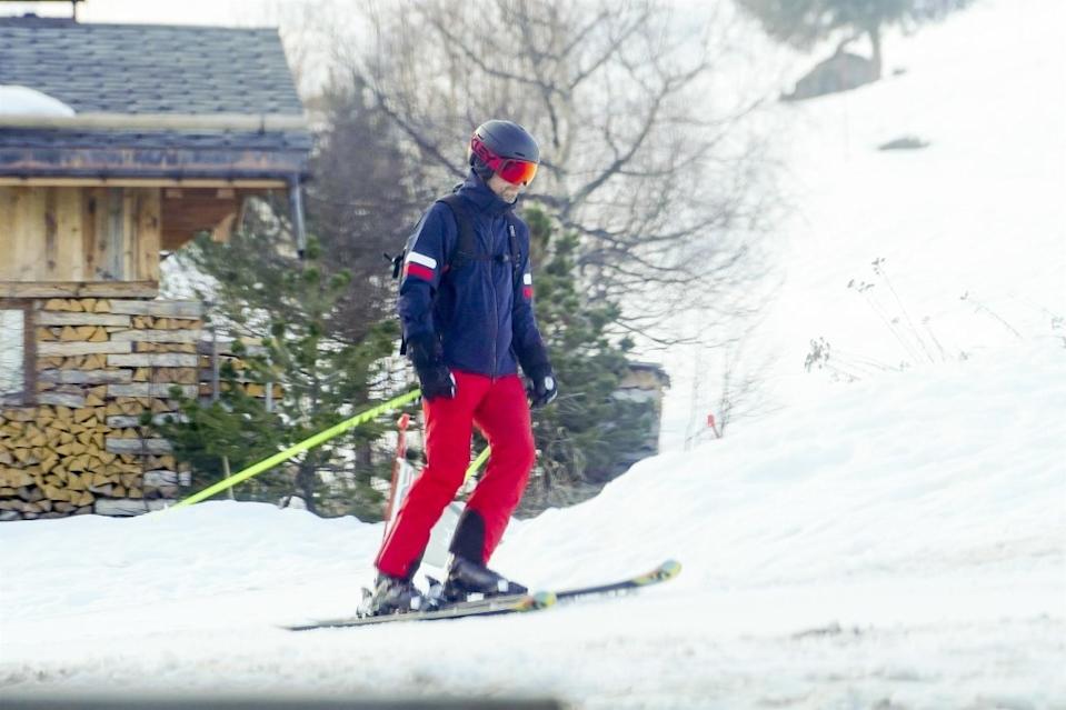 William enjoyed a ski vacation with his family. BACKGRID