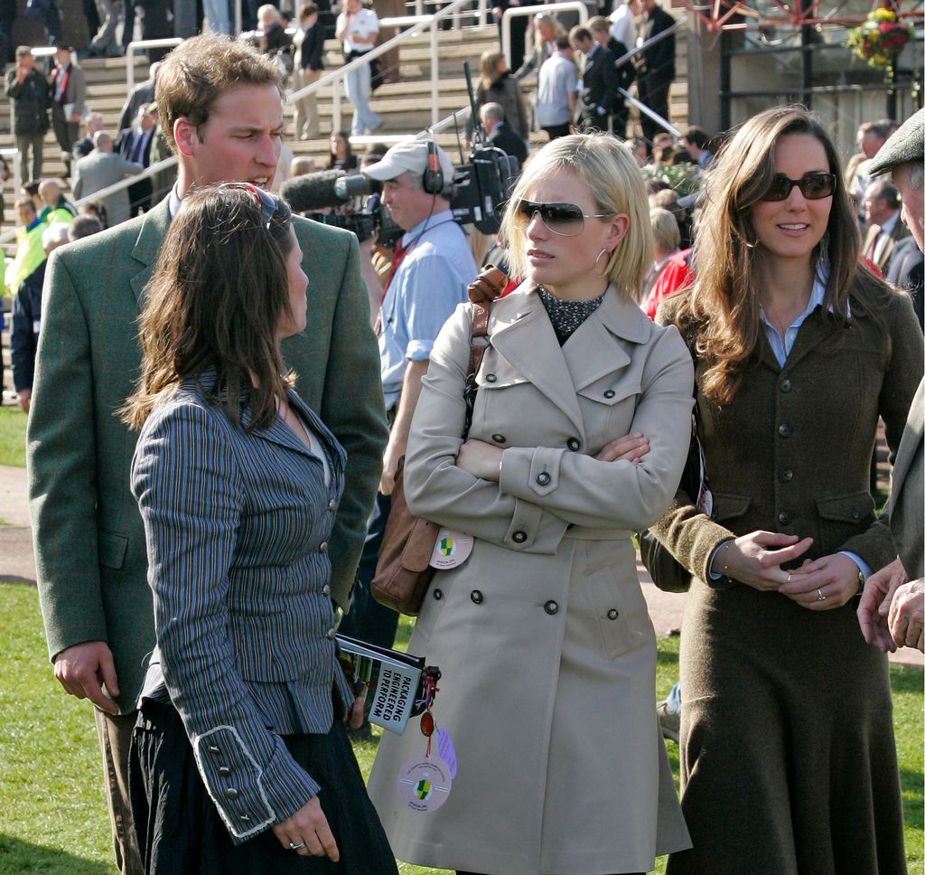 William joined his future wife and his cousin at the outing
