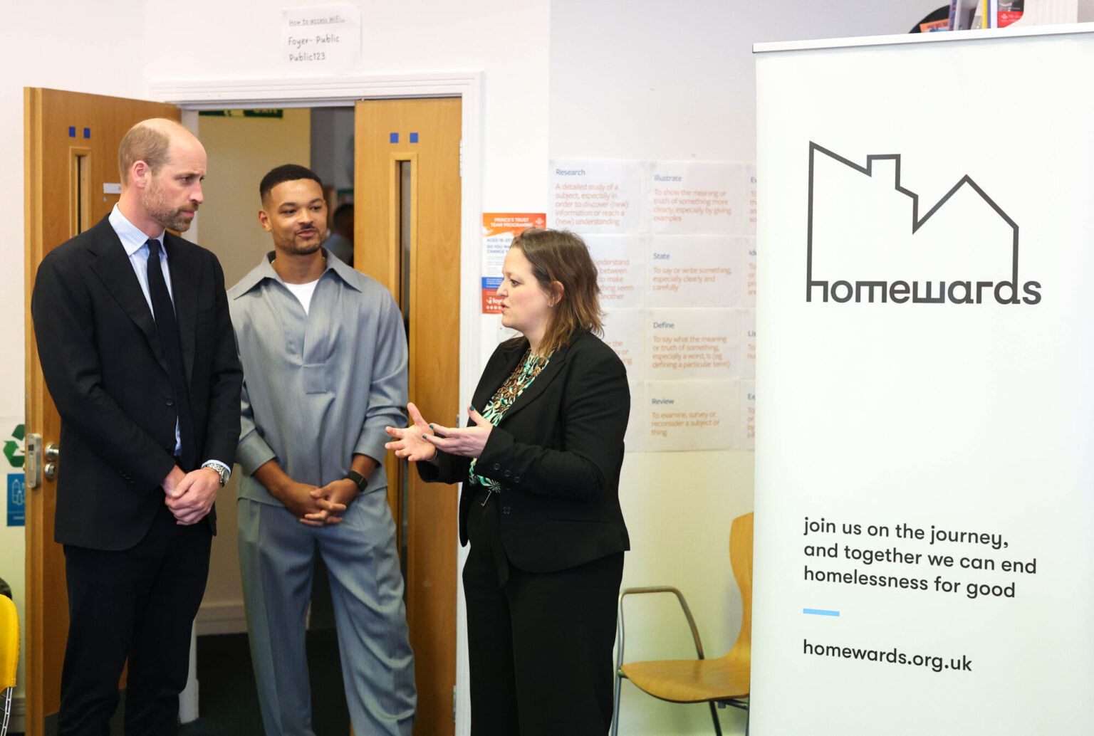 Prince William visits Homewards Aberdeen to unveil new housing and employment initiatives to tackle homelessness Prince William visits Homewards Aberdeen to unveil new housing and employment initiatives to tackle homelessness