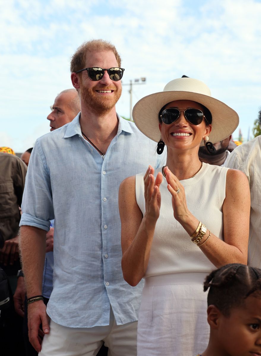 Prince Harry and Meghan Markle (pictured in 2024) reportedly took their children on a spring break trip