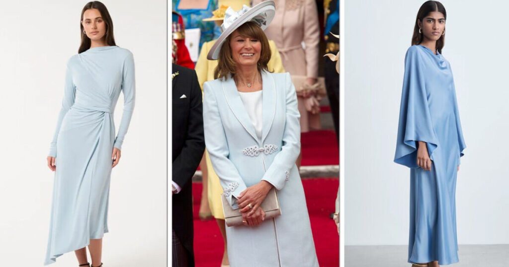 Carole Middleton wore a stunning blue dress to Kate’s wedding | Royal | News Carole Middleton wore a stunning blue dress to Kate’s wedding | Royal | News