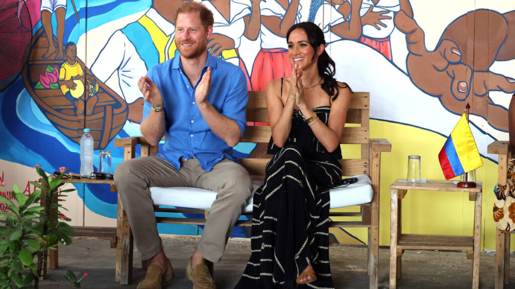 Harry and Meghan in ‘happy bubble’ and took secret family holiday to celebrate her new… Harry and Meghan in 'happy bubble' and took secret family holiday to celebrate her new...