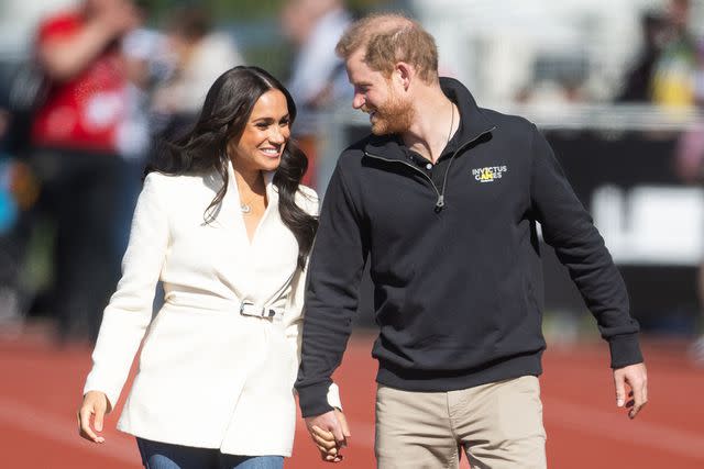 Samir Hussein/WireImage Meghan Markle and Prince Harry spend Easter at the Invictus Games on April 17, 2022