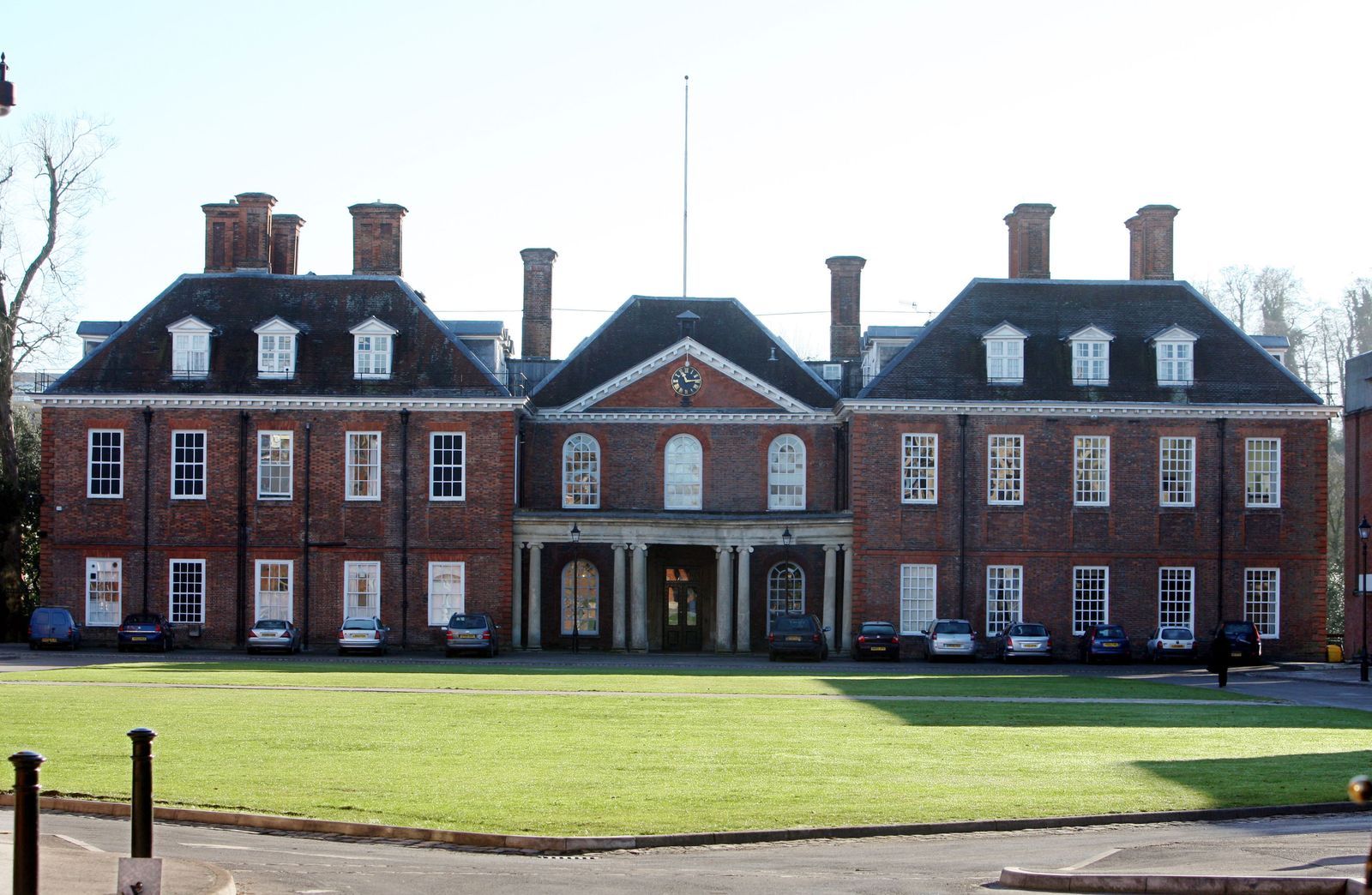 Image may contain Architecture Building Housing House Car Transportation Vehicle Manor and Person