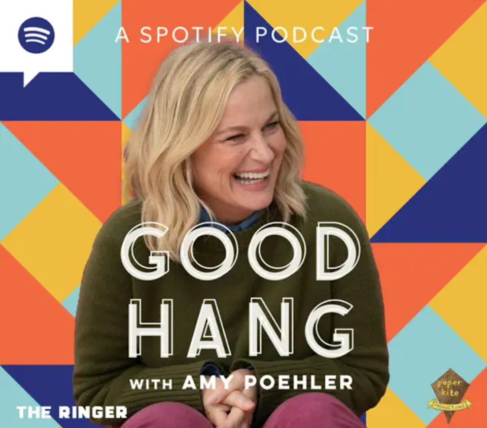 The title photo for Amy Poehler's podcast. 