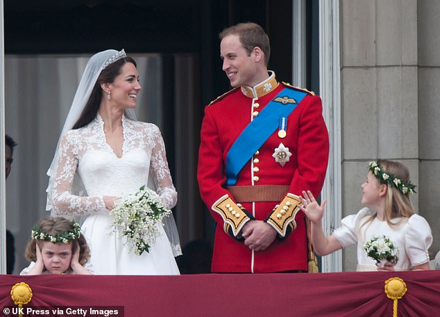 Prince William's goddaughter, Grace van Cutsem, wasn't a fan of the noisy fly-past