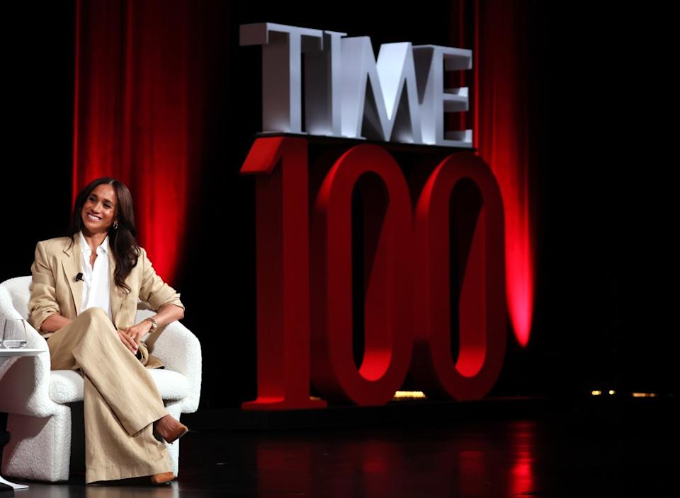 She explained: “To have a partner and a husband who is so supportive and have healthy kids who are so joyful … I never would have imagined at this point I would feel so happy and grateful, and I really do.” Getty Images for TIME