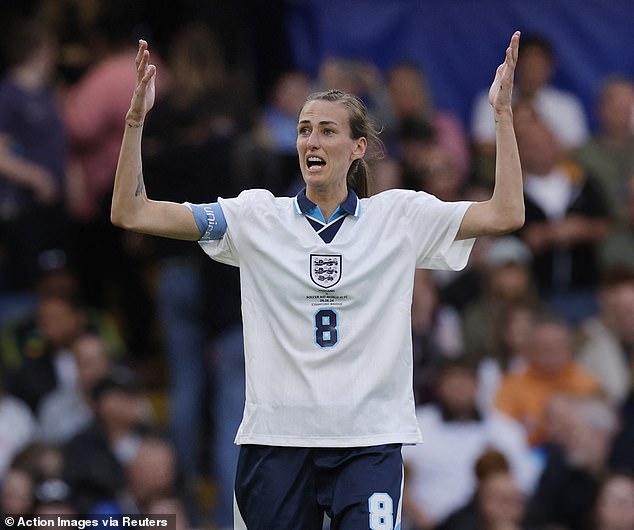 And this is not the first time she was caught being a little cheeky as ITV's Soccer Aid issued an apology to viewers after Jill used 'industrial language' live on air during a 2023 match