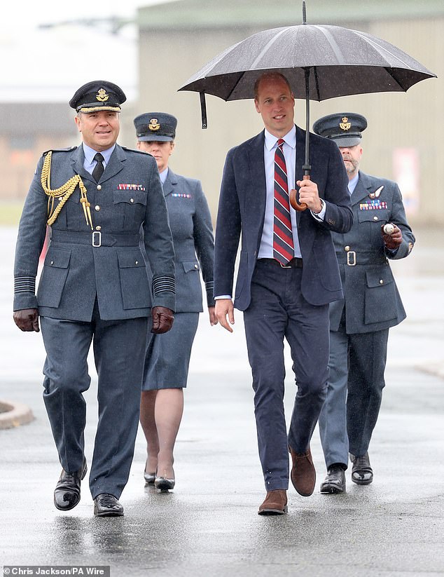 The royal became the Royal Honorary Air Commodore at RAF Valley in Wales after a reshuffle of the Royal Family 's military appointments by King Charles last year