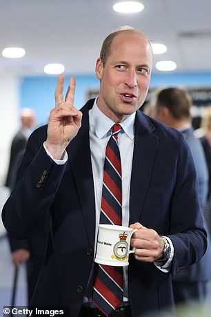 He was clearly getting into his storytelling as he spoke to RAF personnel
