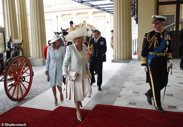 Charles and Camilla took to the dance floor when British singer Ellie Goulding performed Elton John's Your Song