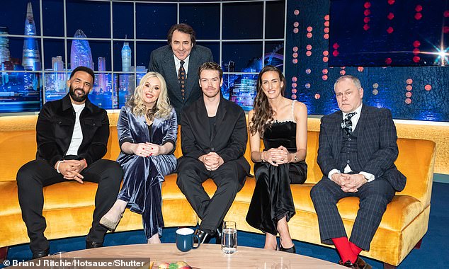 As she joined Craig David, Roisin Conaty, Ross, Will Poulter and Jack Dee (L to R)on the show, Jill recalled the awkward encounter