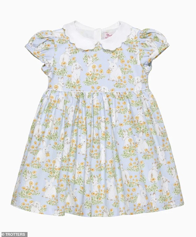 And some royal fans may spot a familiar design in one of the Duchess of Sussex 's recommendations - an adorable 'Baby Bella Bunny Petal Dress' from Trotters, retailing for $76 (£43)