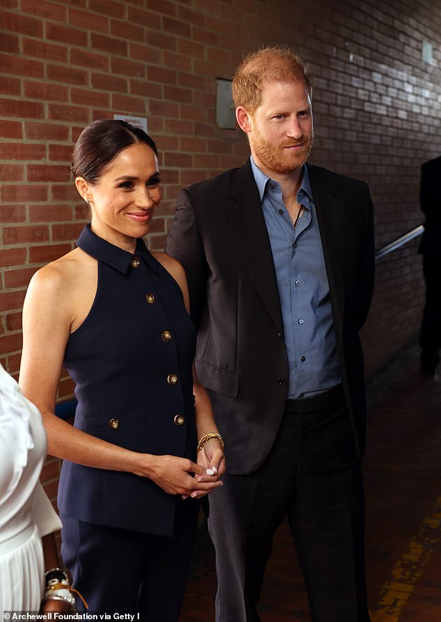According to People magazine, Harry and Meghan enjoyed a 'sunsoaked' holiday but the exact location has not been confirmed