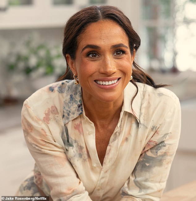 Jake told the US outlet that Meghan (seen in With Love, Meghan) is a hard worker and isn't afraid of getting her 'hands dirty'