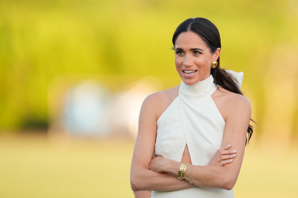 Meghan Markle at a polo match.