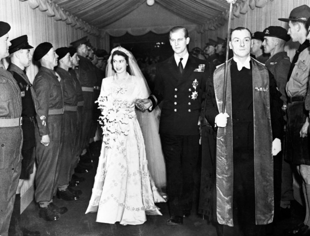 Britain’s Princess Elizabeth and her husband the Duke of Edinburgh...