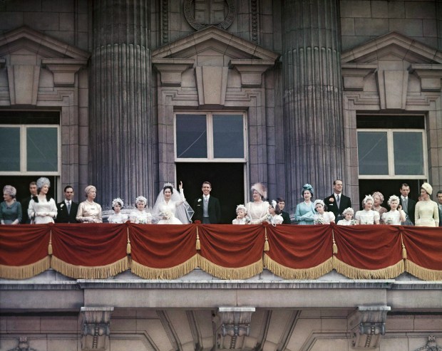 Princess Margaret, her new husband, Anthony Armstrong Jones and Royal...