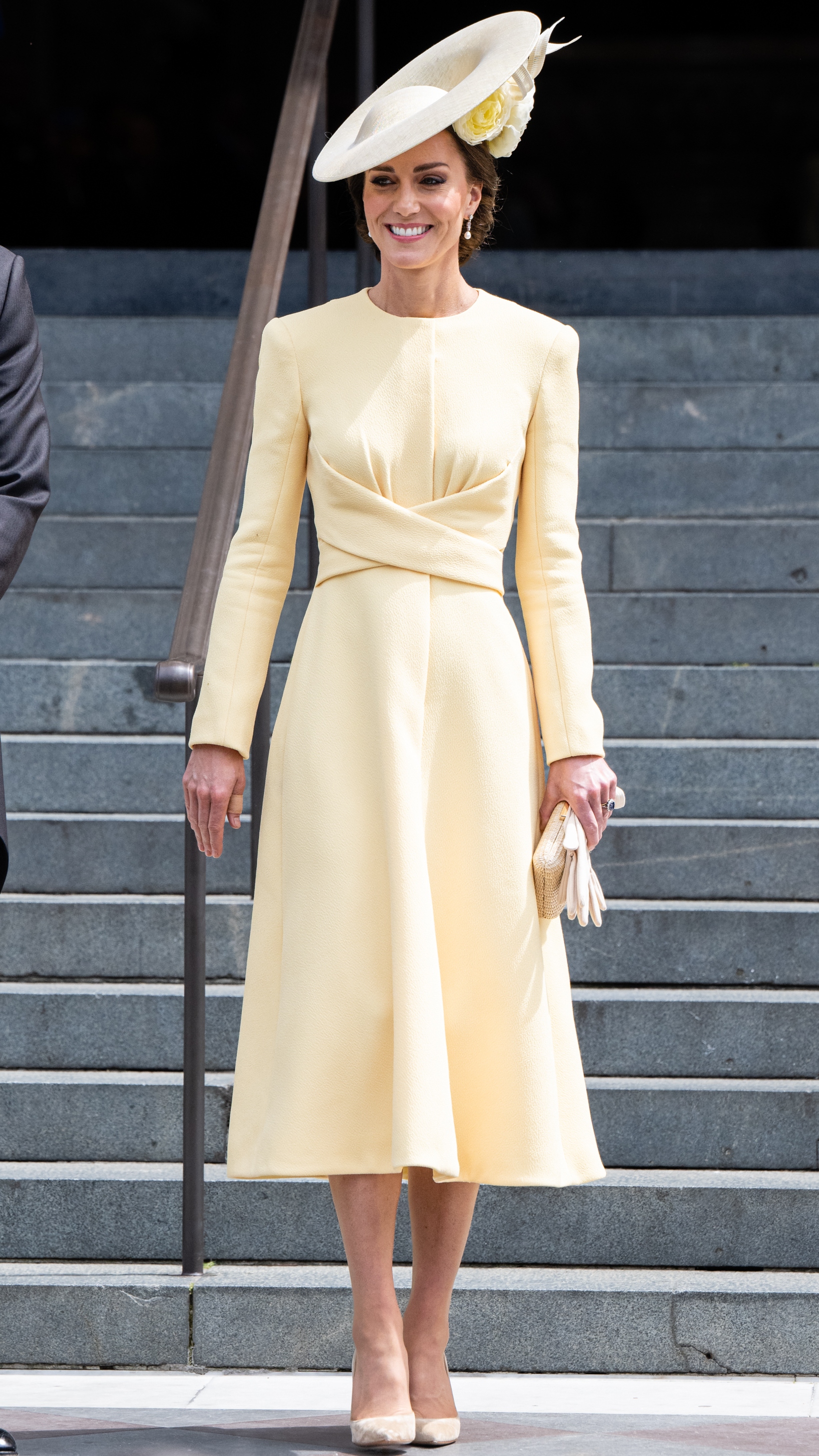 Catherine, Princess of Wales attends the National Service of Thanksgiving at St Paul's Cathedral on June 03, 2022