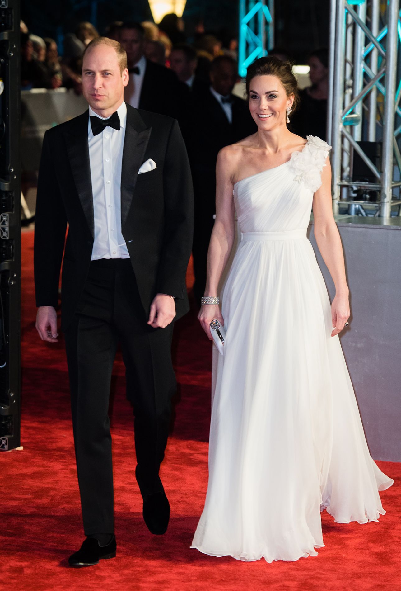Image may contain Prince William Duke of Cambridge Fashion Accessories Formal Wear Tie Clothing Footwear and Shoe