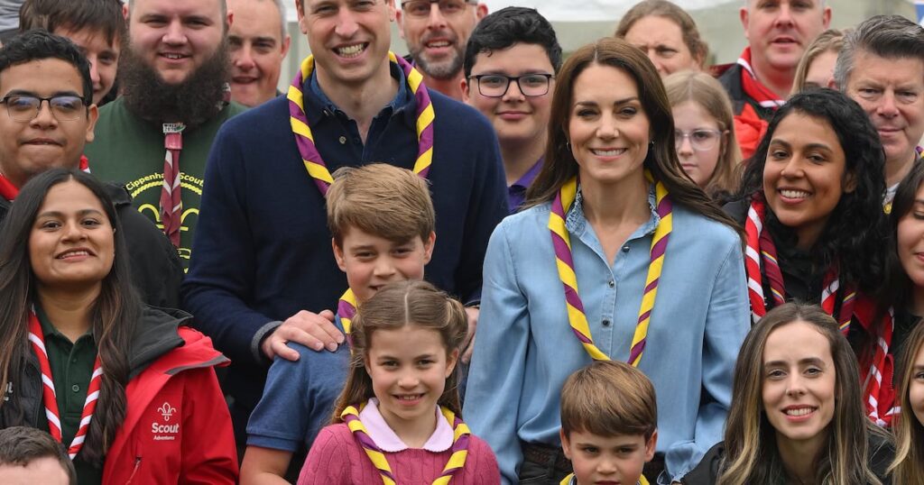 Kate Middleton Makes Rare Public Appearance With William, George, Charlotte and Louis for Nerf War