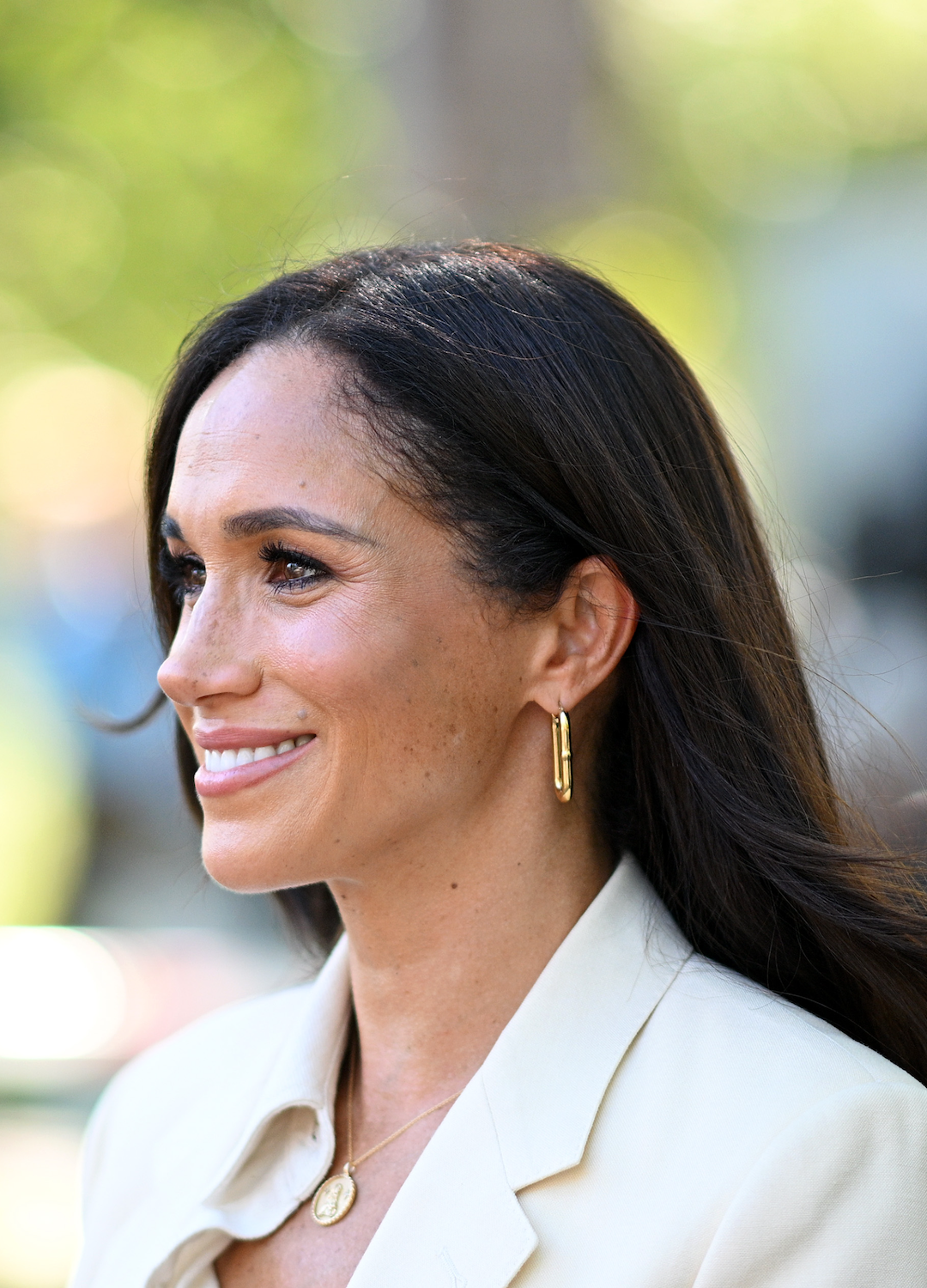 Meghan, Duchess of Sussex smiles during day six of the Invictus Games Düsseldorf 2023 on September 15, 2023 in Duesseldorf, Germany