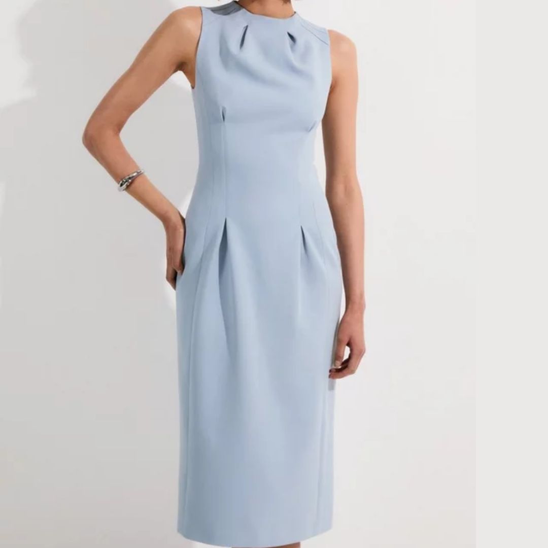 Karen Millen Crepe Sleeveless Dress