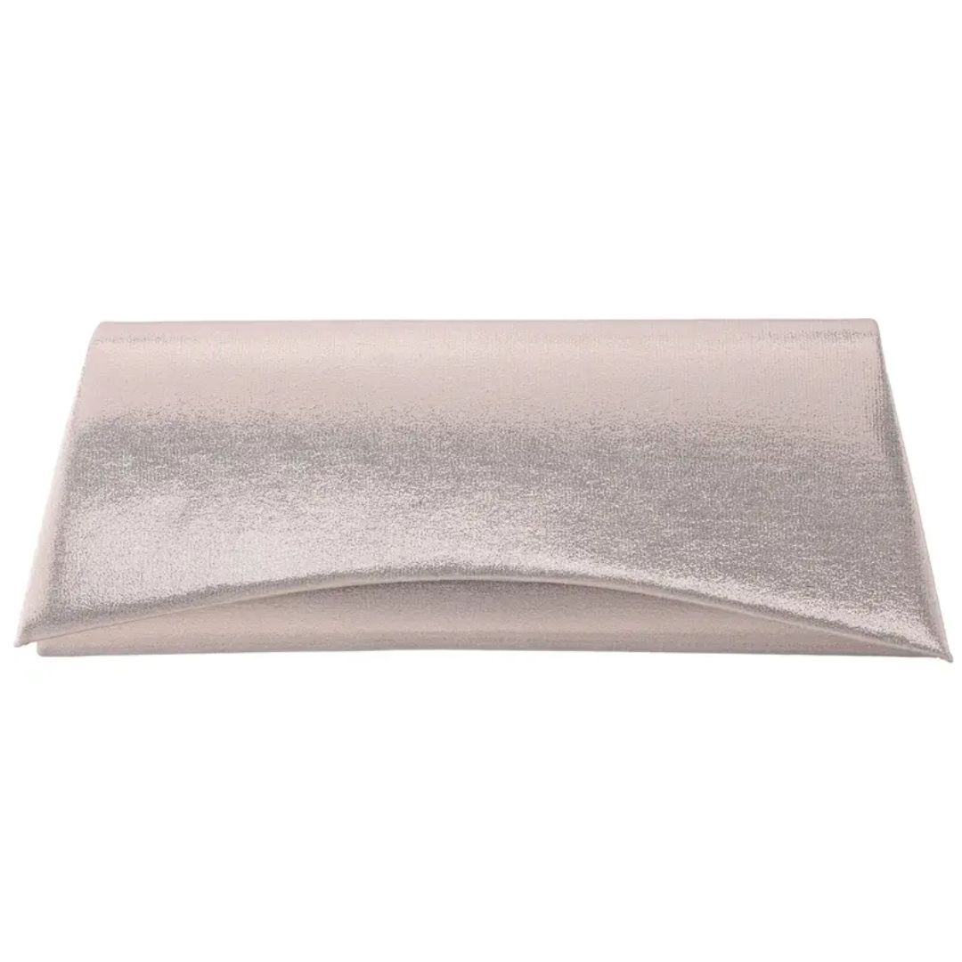 Nina Zoey Metallic Clutch
